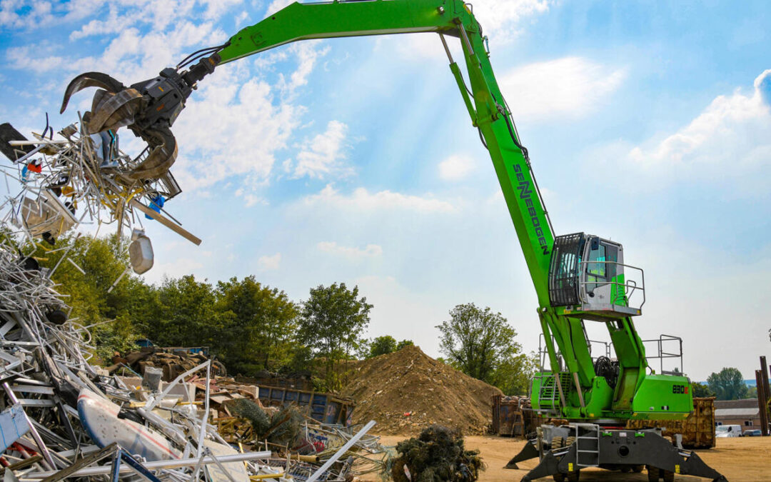 “Sustainability” Leads Recycling Lives to Another SENNEBOGEN Scrap Handler