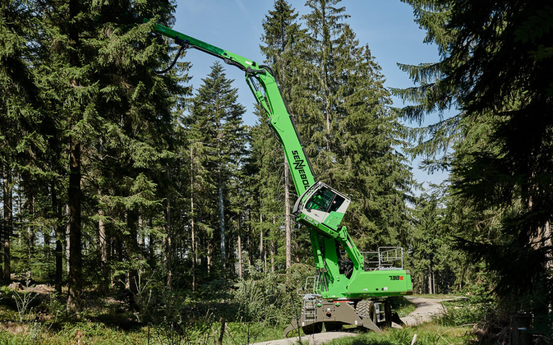 SENNEBOGEN Up-Sizes Its Tree Care Line With New 738 M Purpose-Built Handler