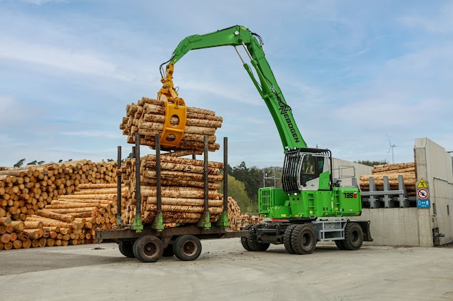 Log Handling Duties  Now Handled Exclusively By SENNEBOGEN