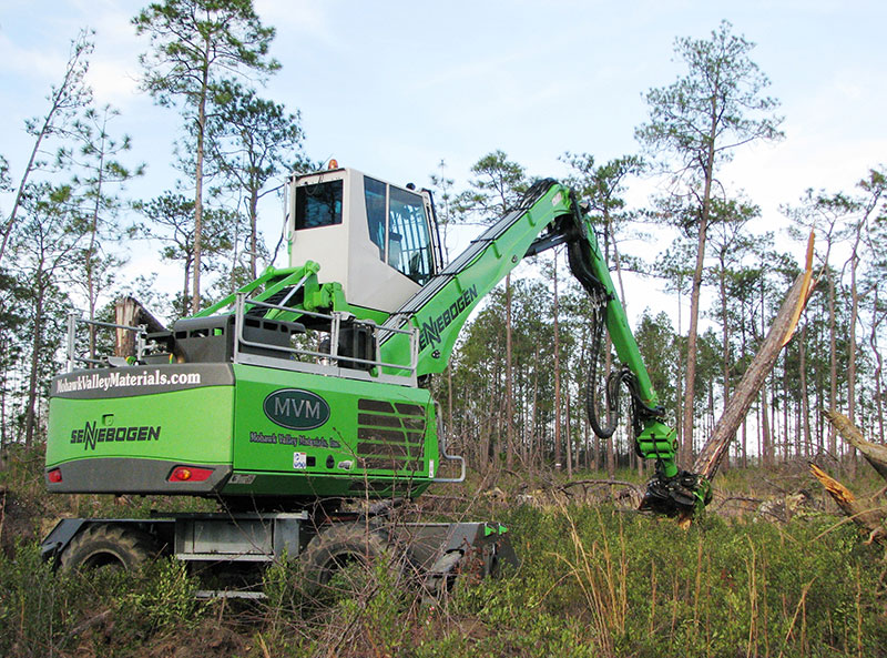 Mohawk Doubles Up On SENNEBOGEN 718s For Government Tree Care Projects*