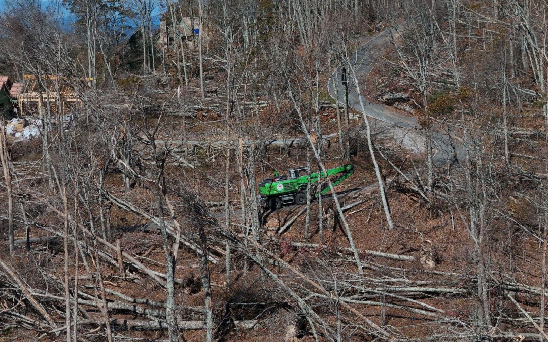 Helping The High Country – How SENNEBOGEN’s Tree Care Line Is Helping Rebuild Western North Carolina